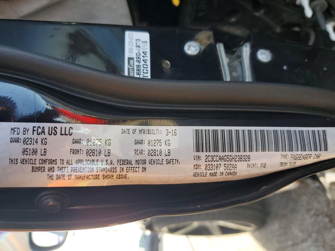 2016 Chrysler 300 Limited