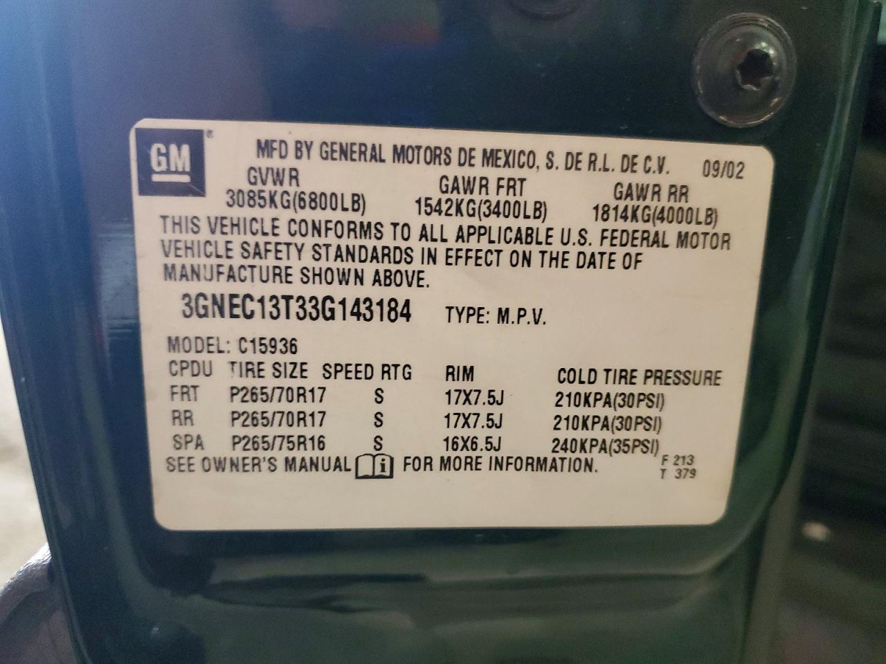 2003 Chevrolet Avalanche C1500