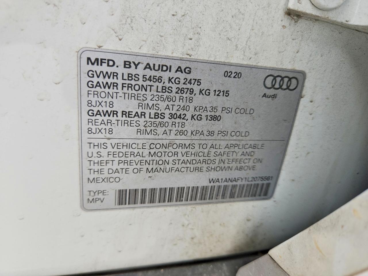 2020 Audi Q5 Premium