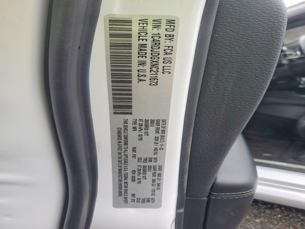 2022 Dodge Durango gt