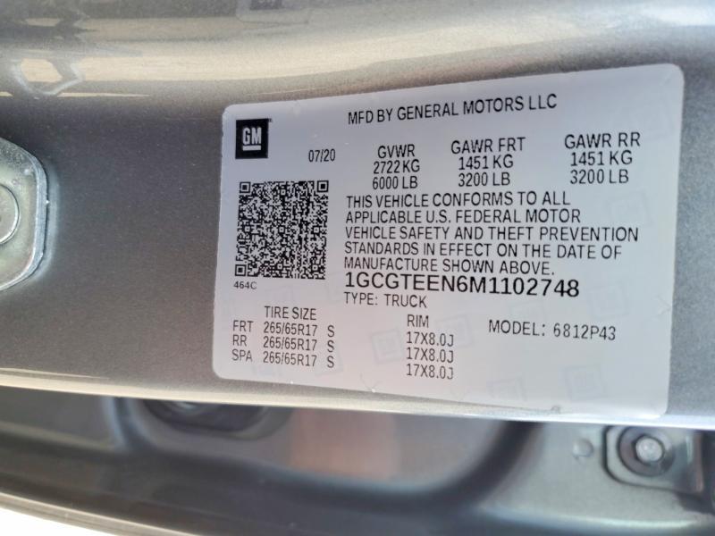 2021 Chevrolet Colorado ZR2