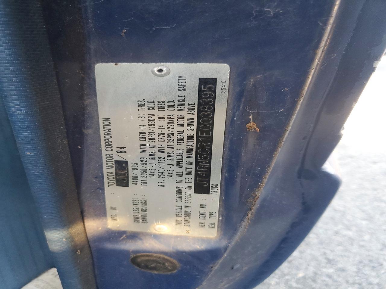 1984 Toyota Pickup Base