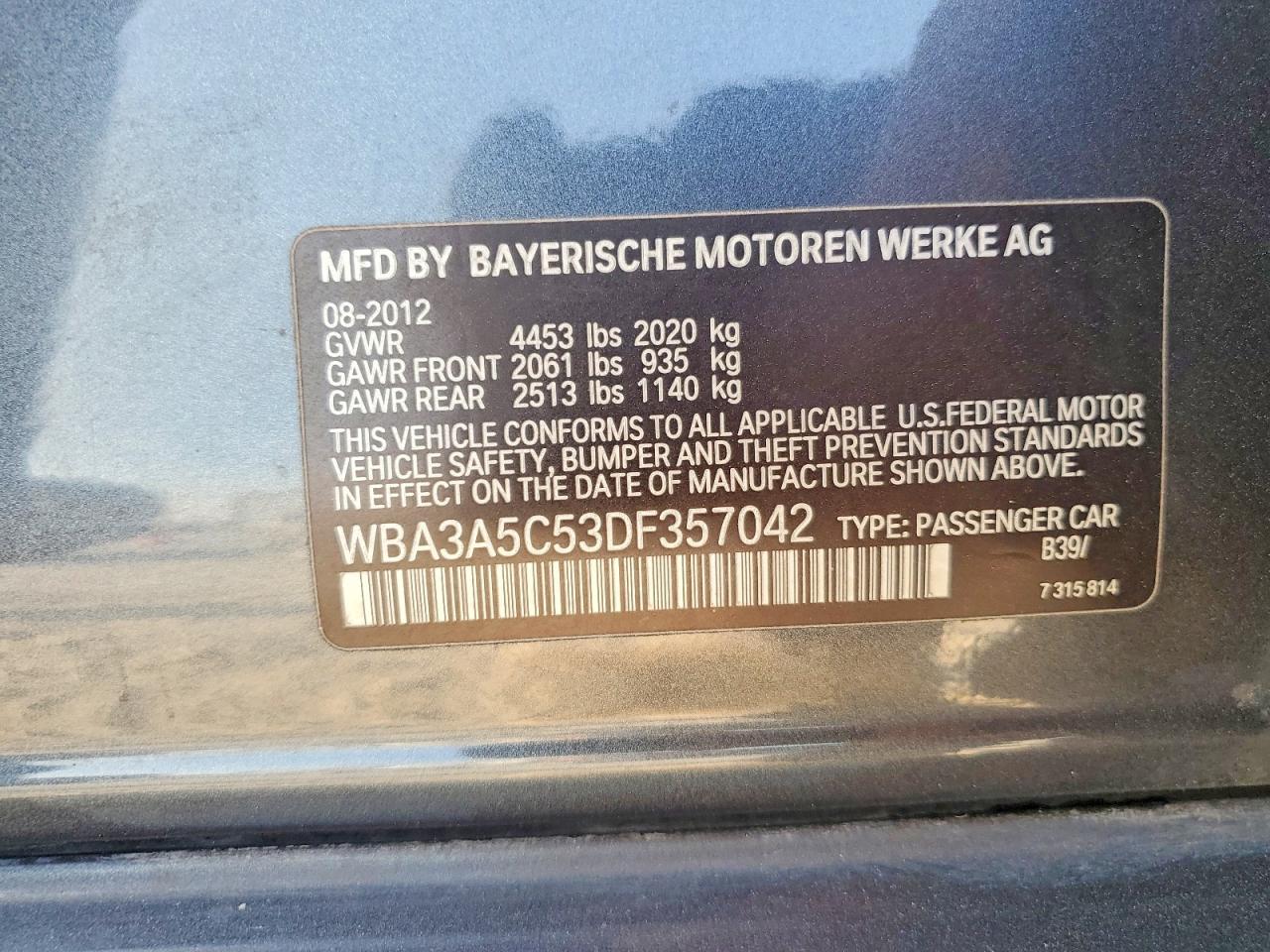 2013 BMW 328 i