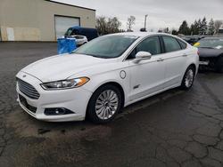 Salvage cars for sale from Copart Woodburn, OR: 2015 Ford Fusion se Phev