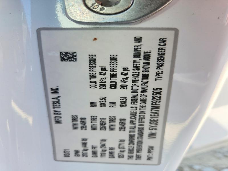 2021 Tesla Model 3