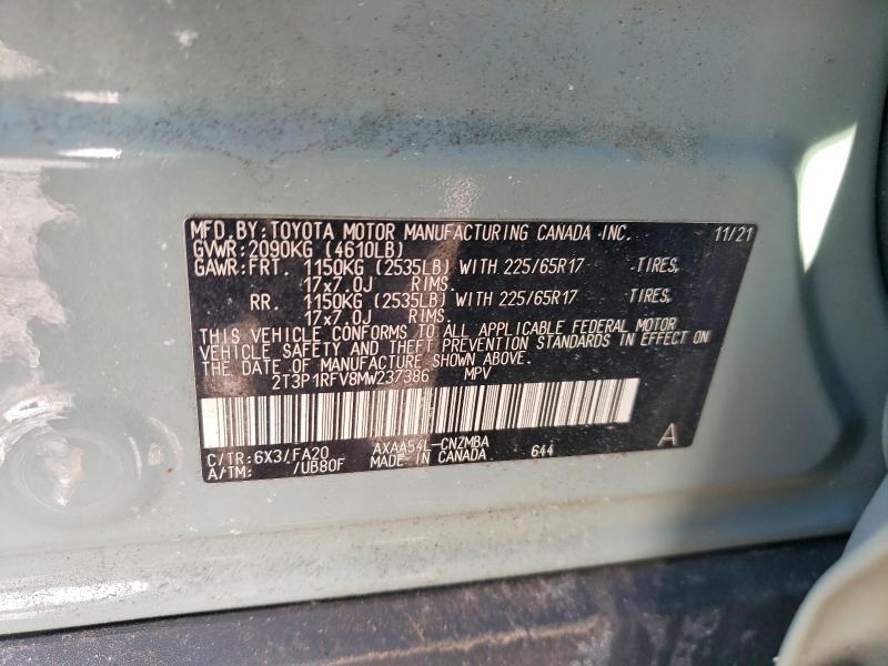 2021 Toyota Rav4 xle