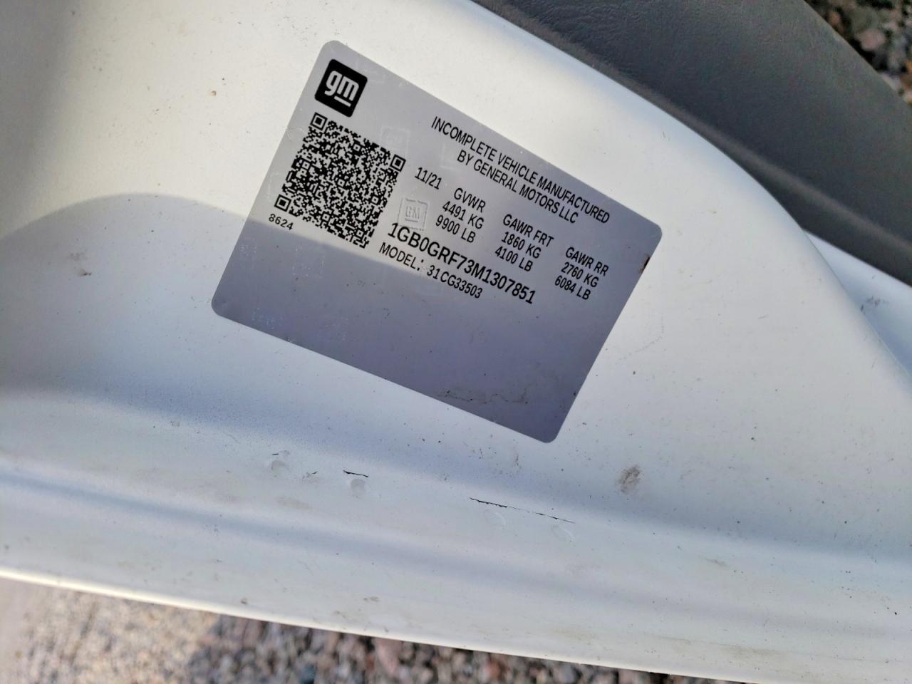 2021 Chev Rolet Express Utility / Service Truck