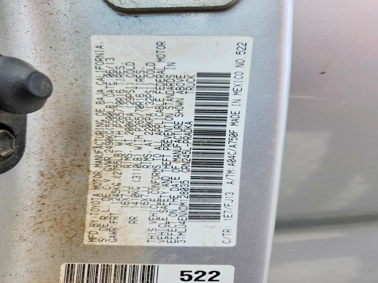 2013 Toyota Tacoma V6