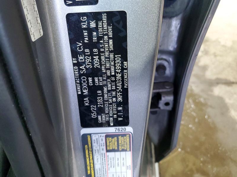 2022 KIA Forte Gt-line