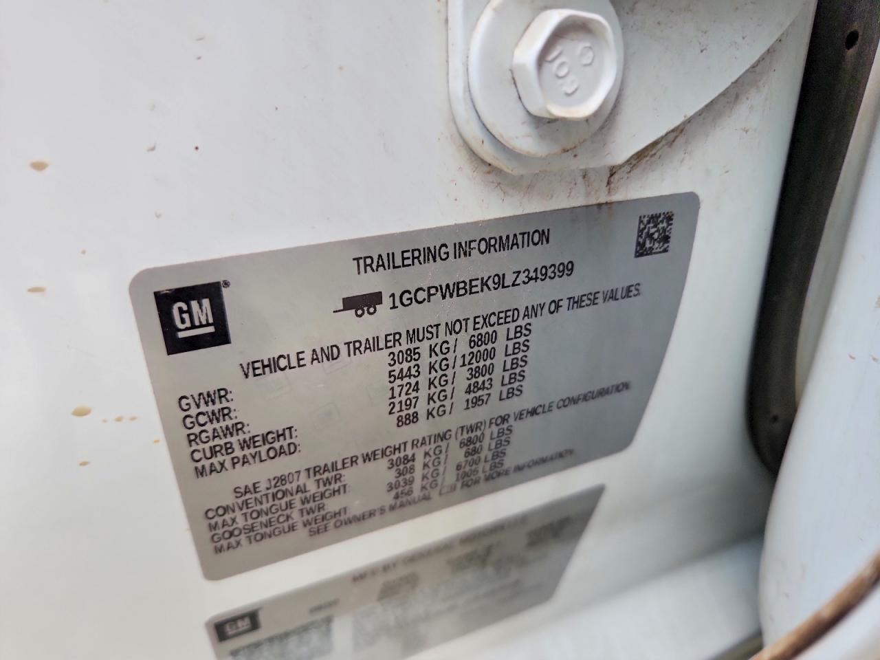 2020 Chevrolet Silverado C1500 Custom