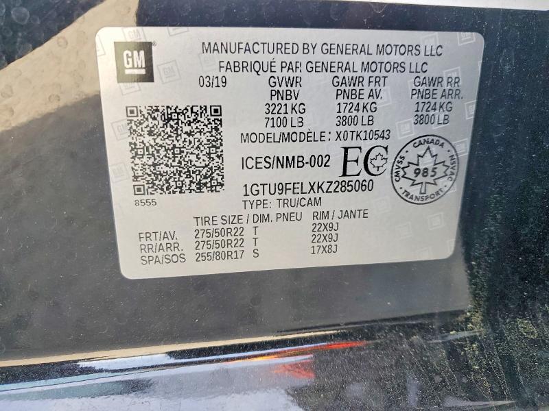 2019 GMC Sierra K1500 Denali