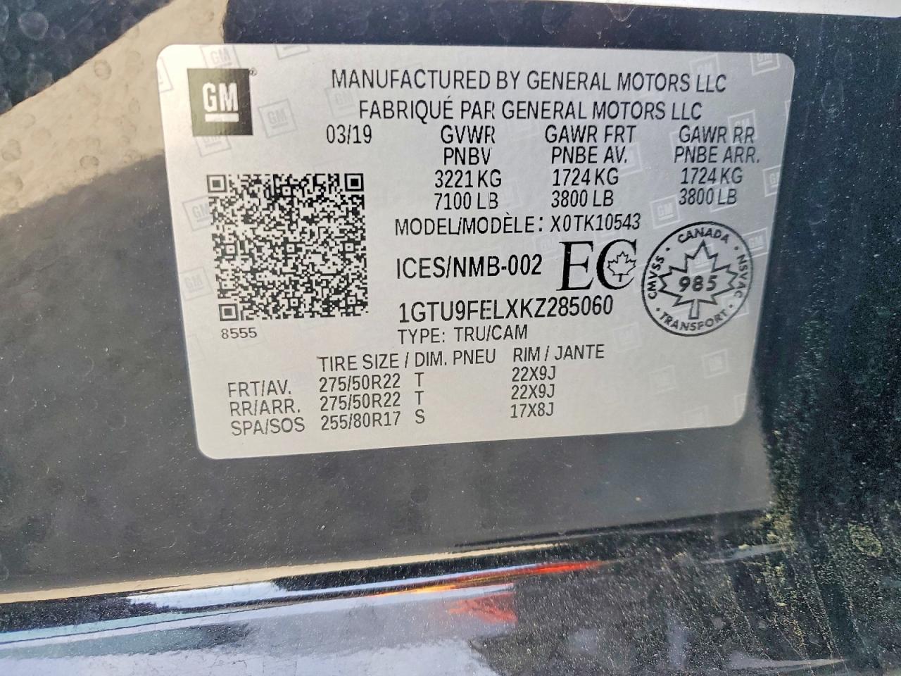 2019 GMC Sierra K1500 Denali