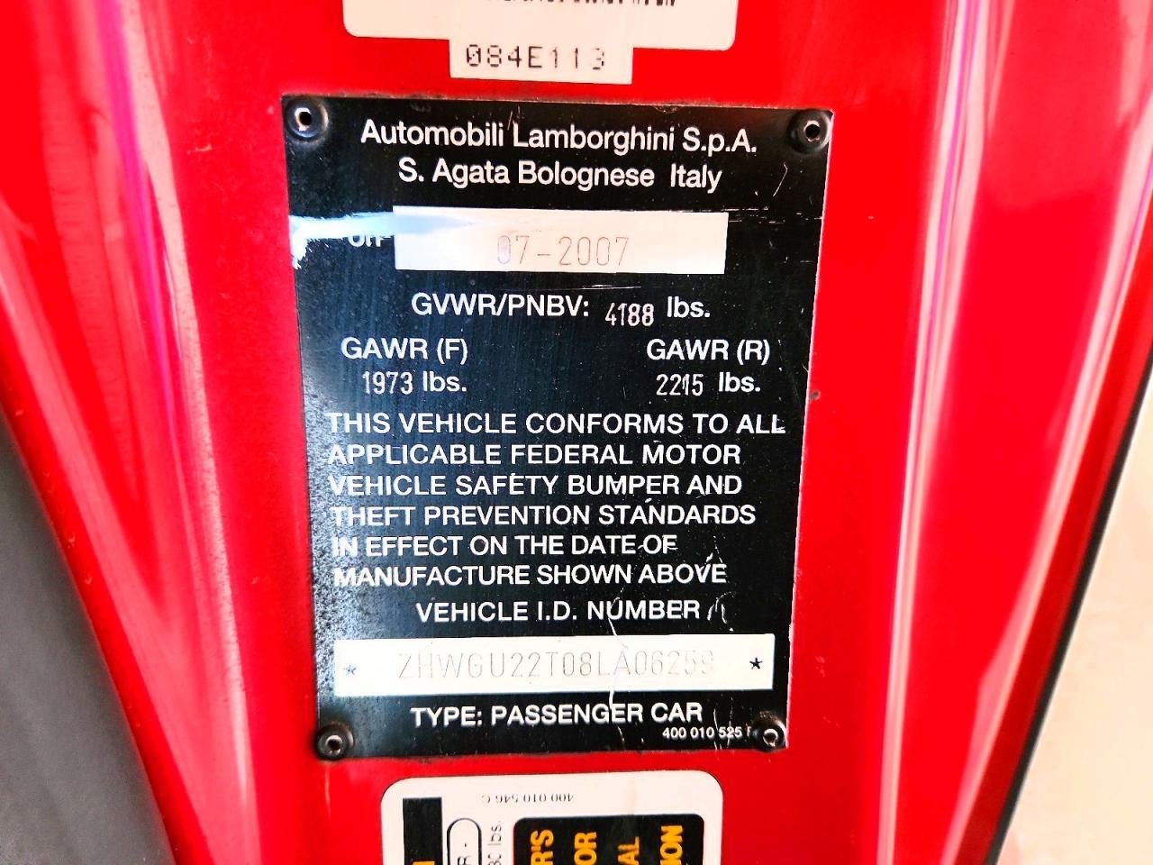 2008 Lamborghini Gallardo Spyder