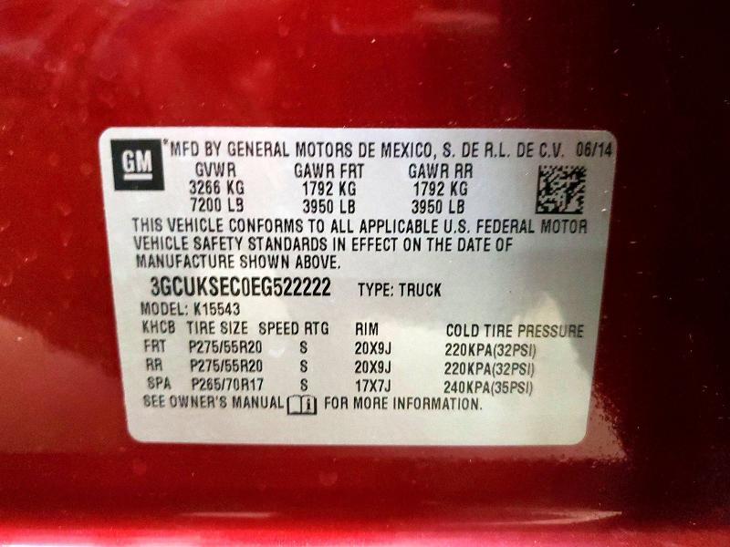 2014 Chevrolet Silverado K1500 ltz