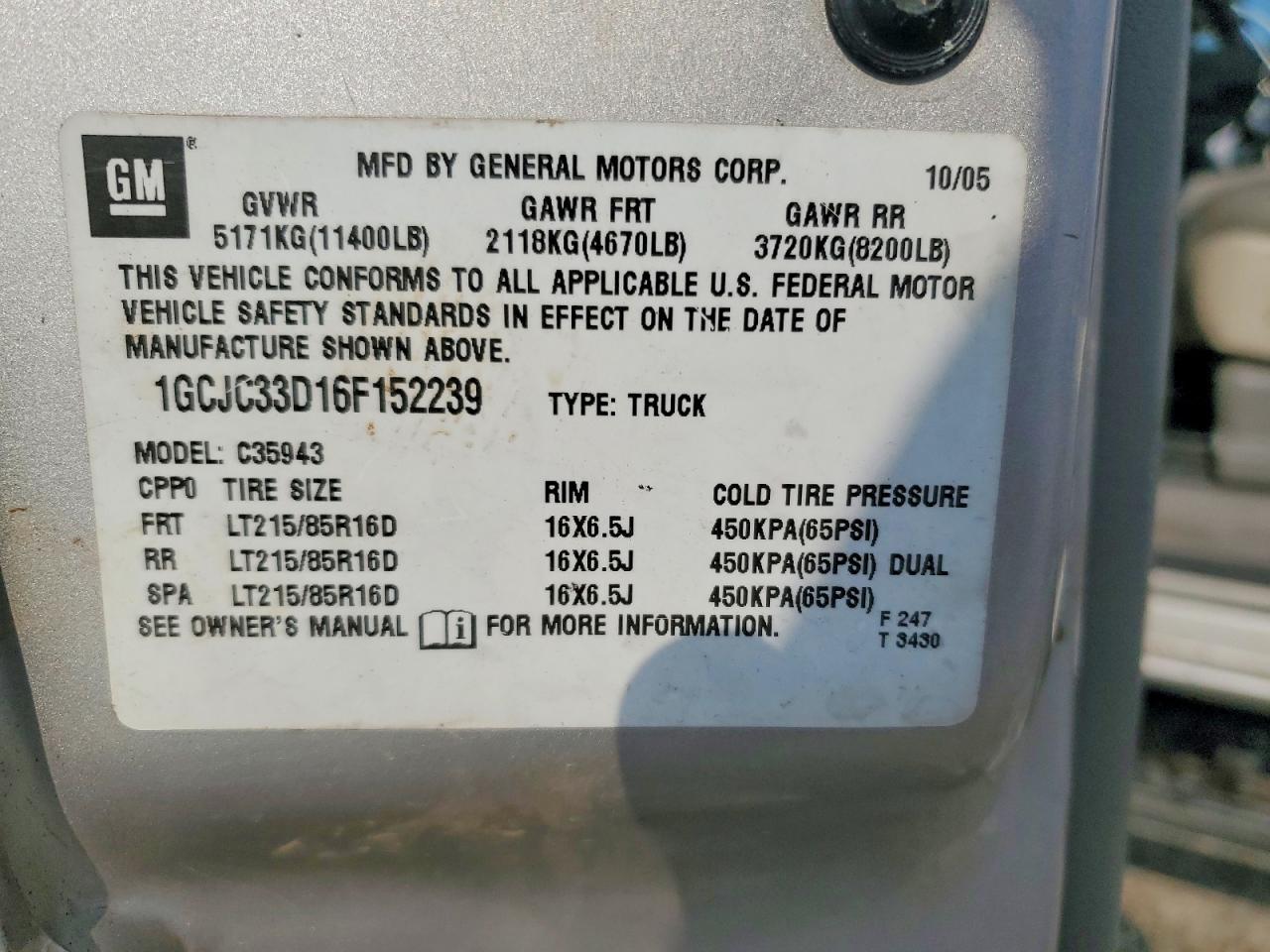 2006 Chevrolet Silverado C3500