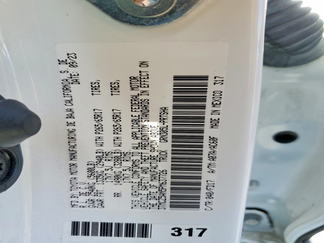 2023 Toyota Tacoma TRD Sport