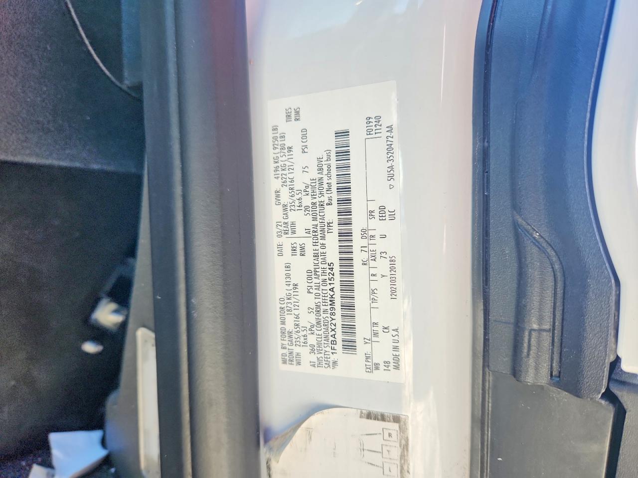 2021 Ford Transit T-350
