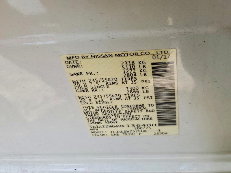 2017 Nissan Murano Platinum