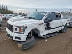 Vehiculos salvage en venta de Copart Ontario Auction, ON: 2019 Ford F150 Supercrew