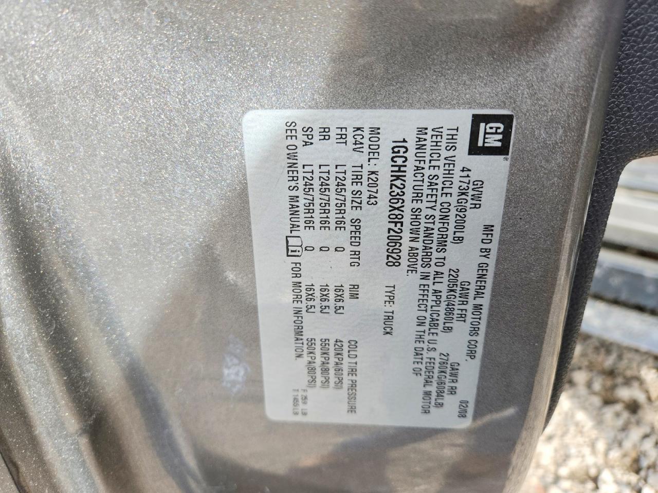 2008 Chevrolet Silverado K2500 Heavy Duty