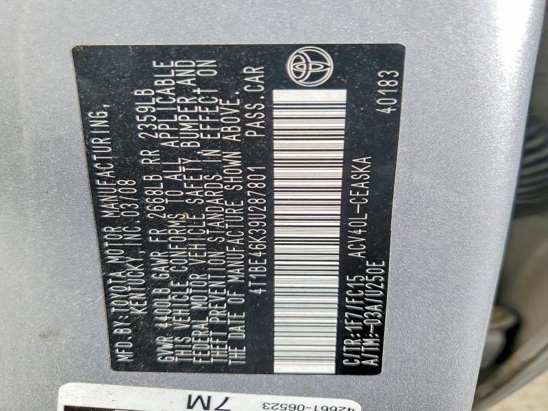 2009 Toyota Camry se