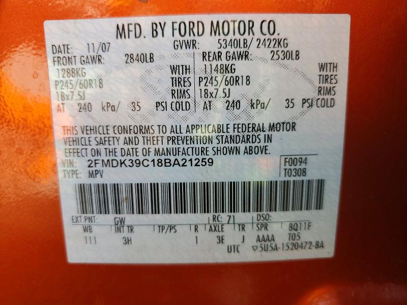 2008 Ford Edge Limited