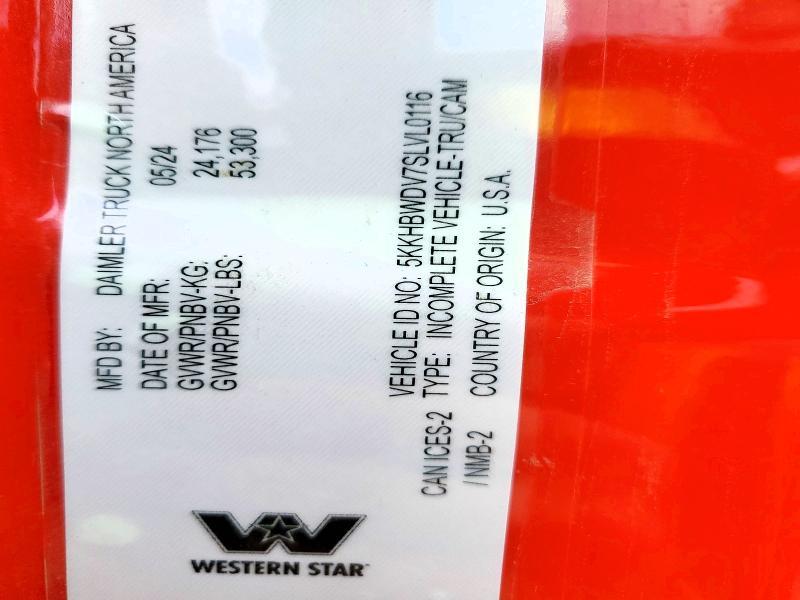 2025 Western Star 49X Chassis