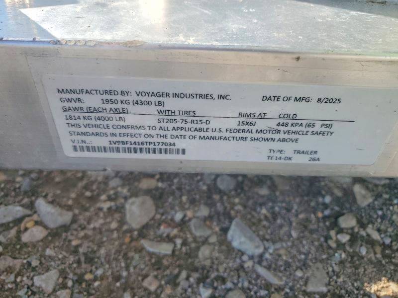 2026 Yett 2026 Voyager T614-DK Enclosed Cargo Trailer