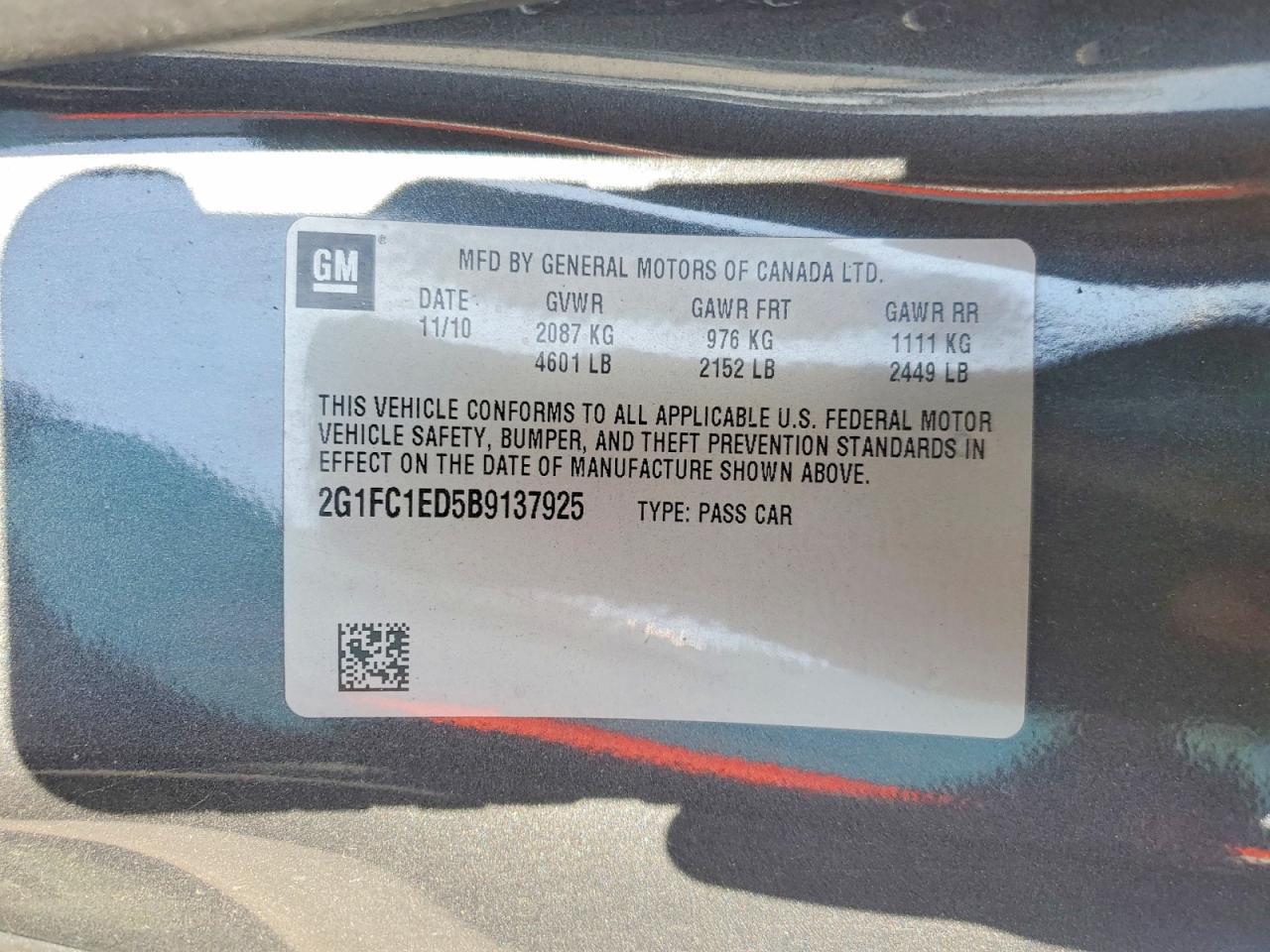 2011 Chevrolet Camaro lt