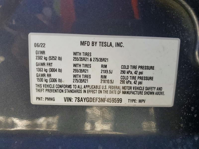 2022 Tesla Model y