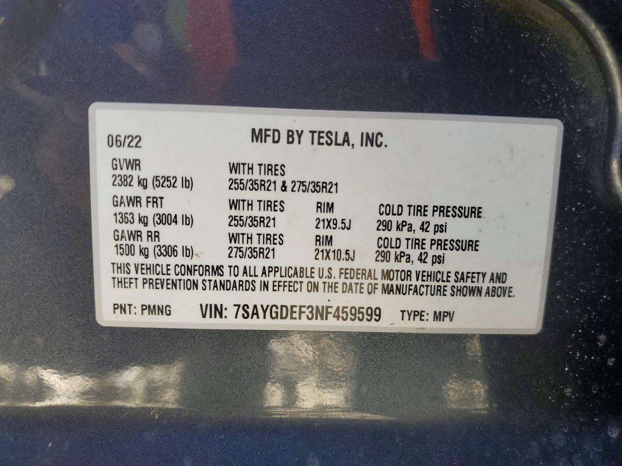 2022 Tesla Model y