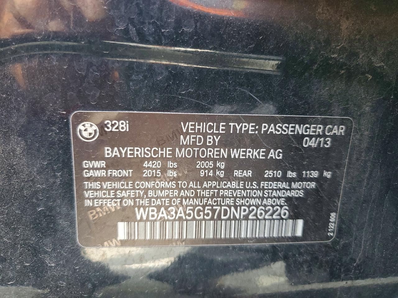 2013 BMW 328 i