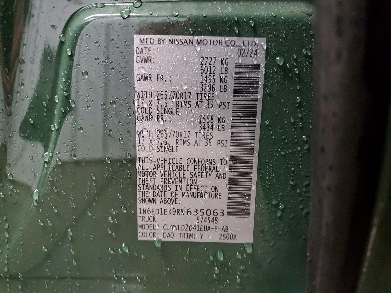 2024 Nissan Frontier PRO-4X