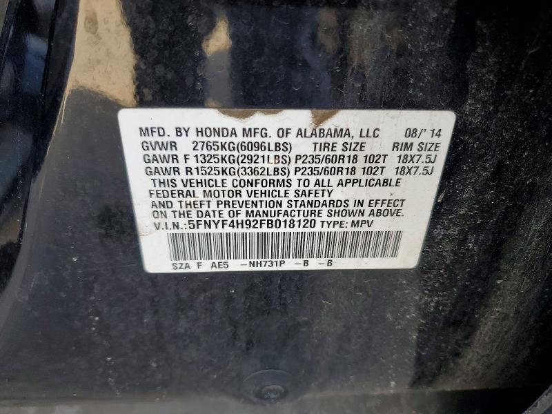 2015 Honda Pilot Touring