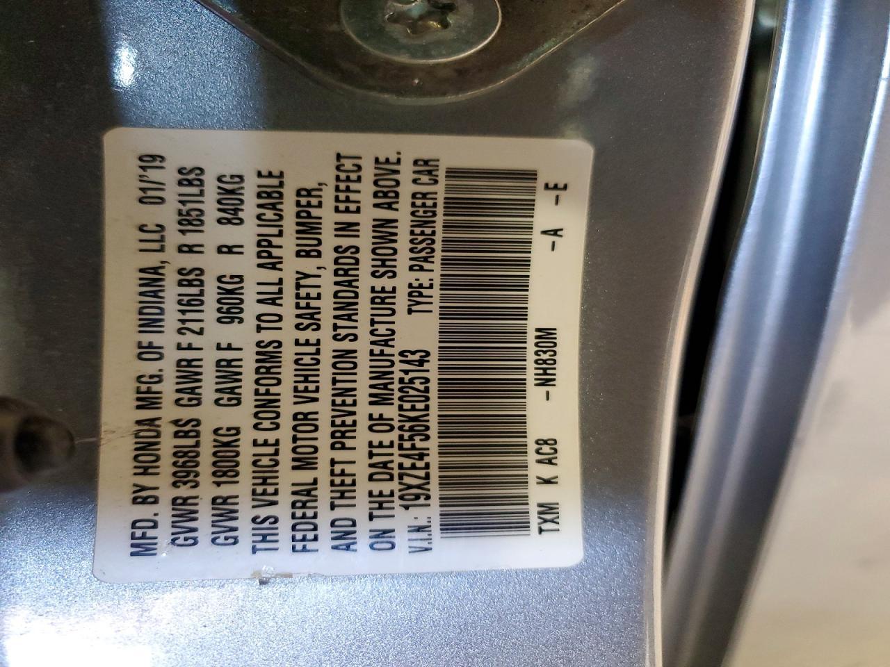 2019 Honda Insight ex