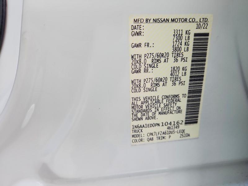 2023 Nissan Titan Platinum Reserve