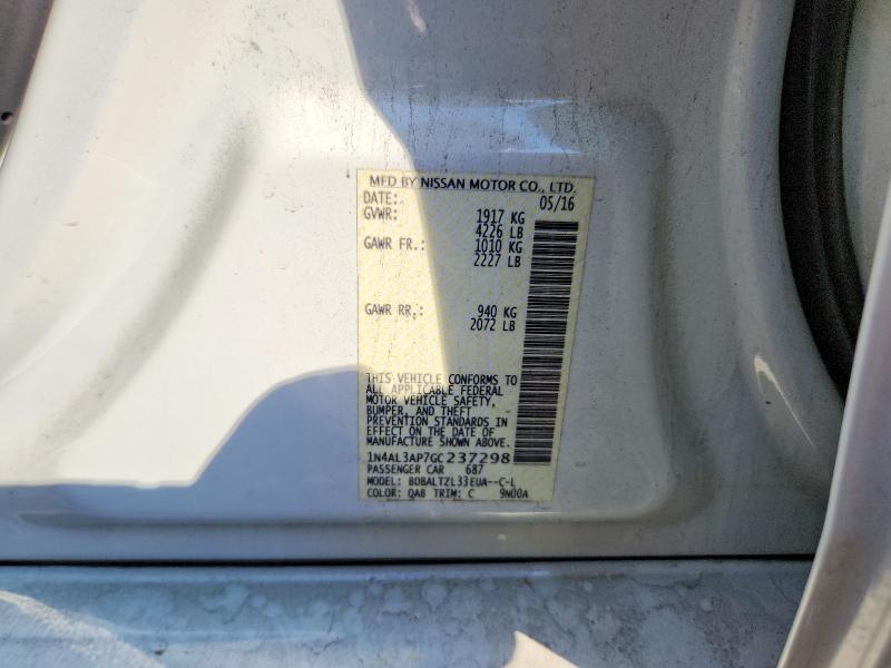 2016 Nissan Altima 2.5 sl