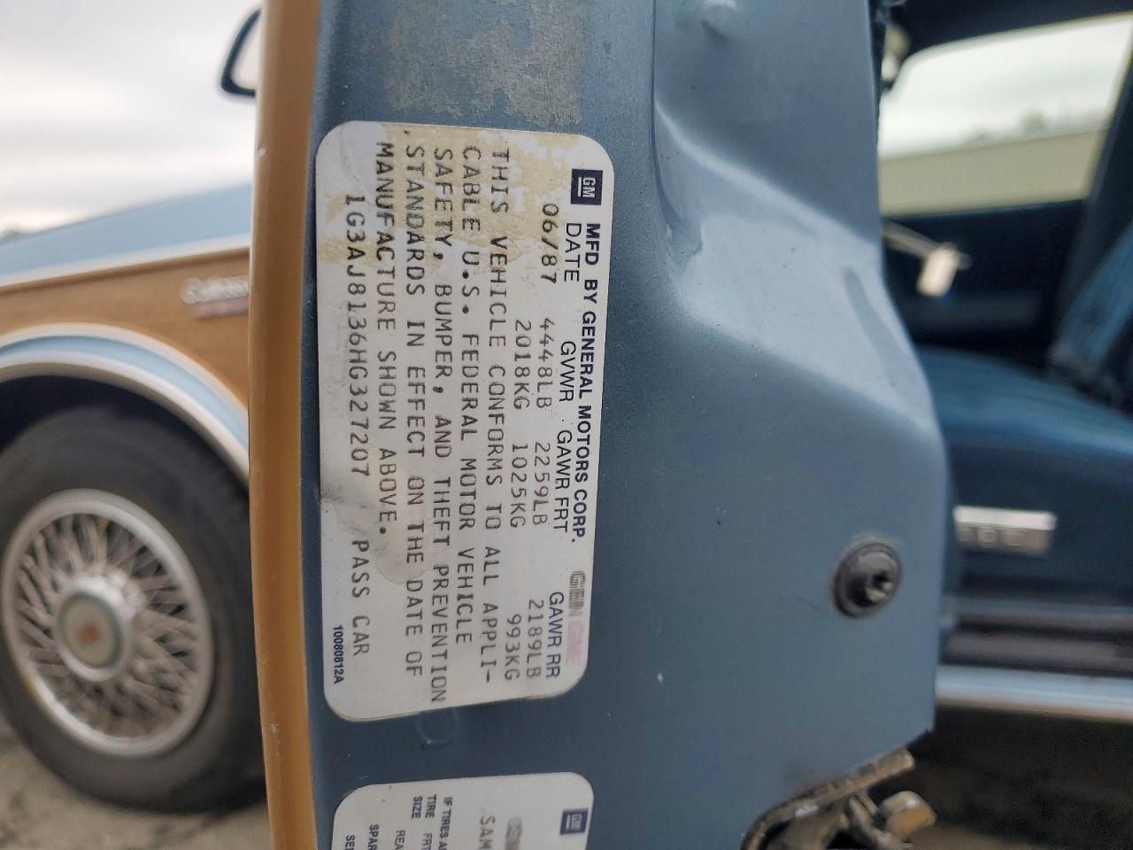 1987 Oldsmobile Cutlass Ciera Cruiser