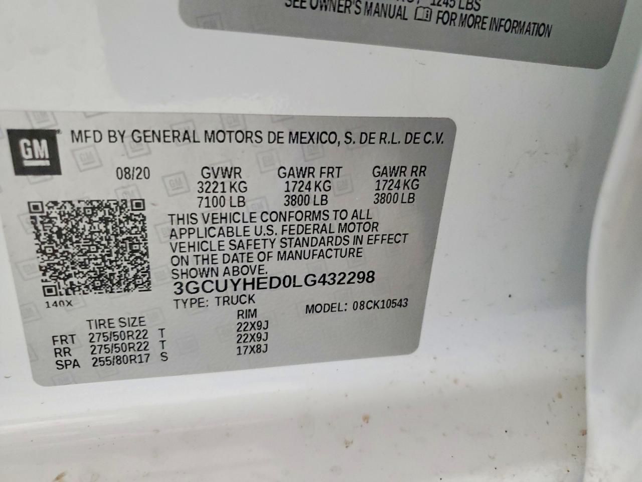 2020 Chevrolet Silverado K1500 High Country