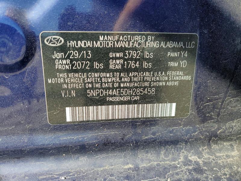 2013 Hyundai Elantra gls