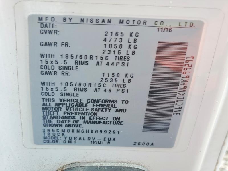 2017 Nissan NV200 Utility / Service Van