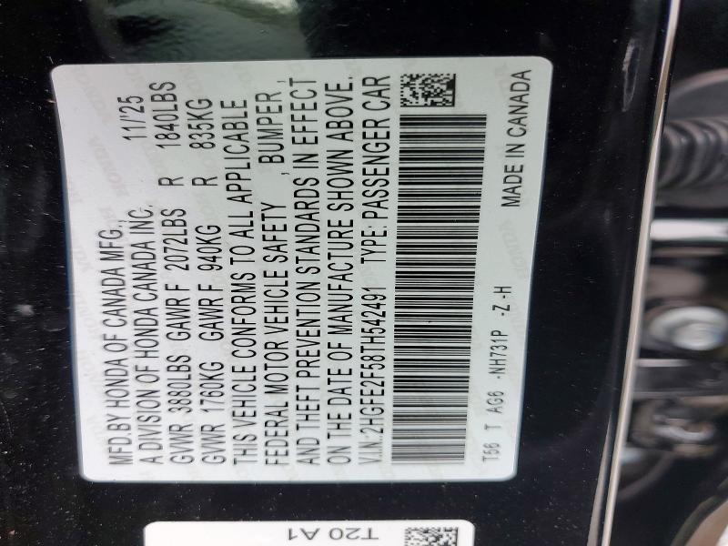 2026 Honda Civic Sport