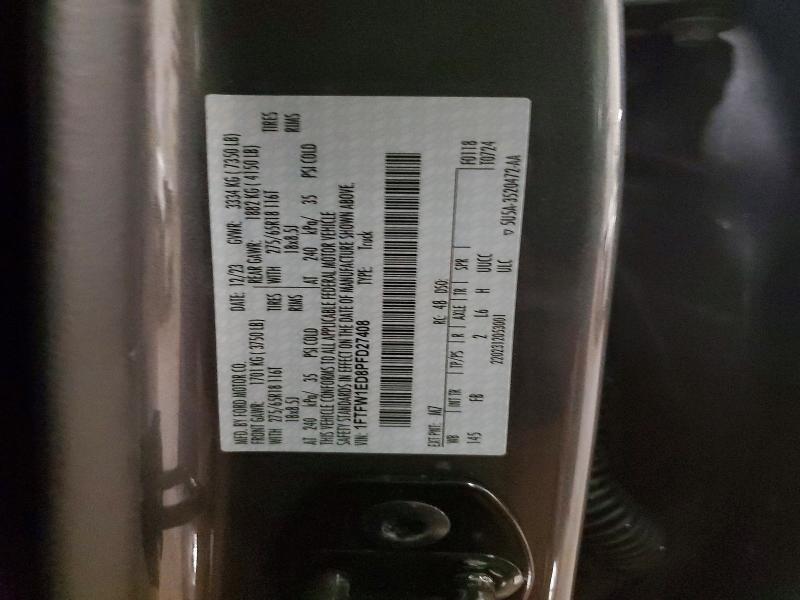 2023 Ford F150 Supercrew