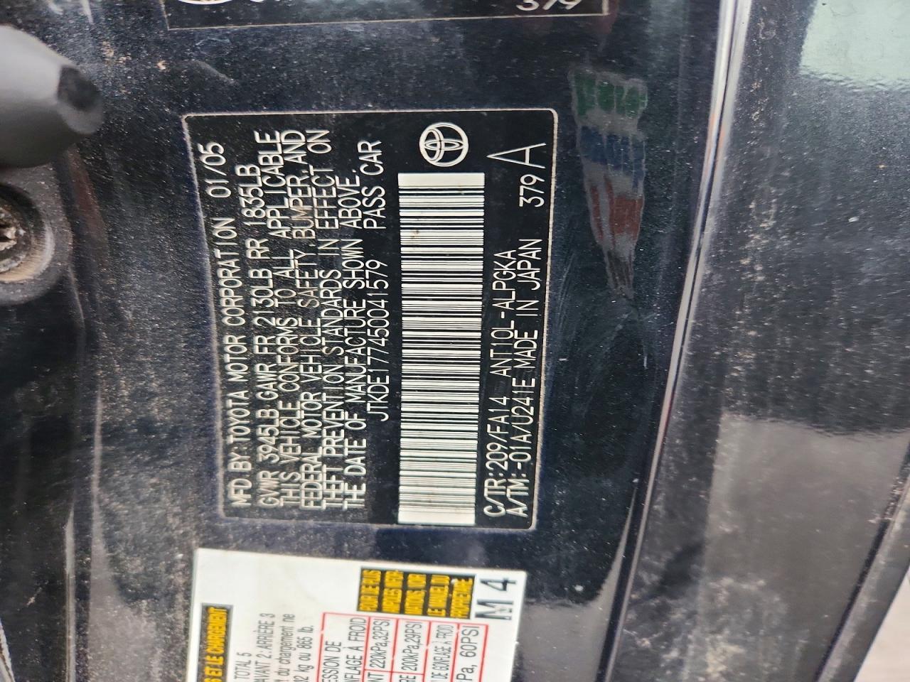 2005 Scion Tc Base