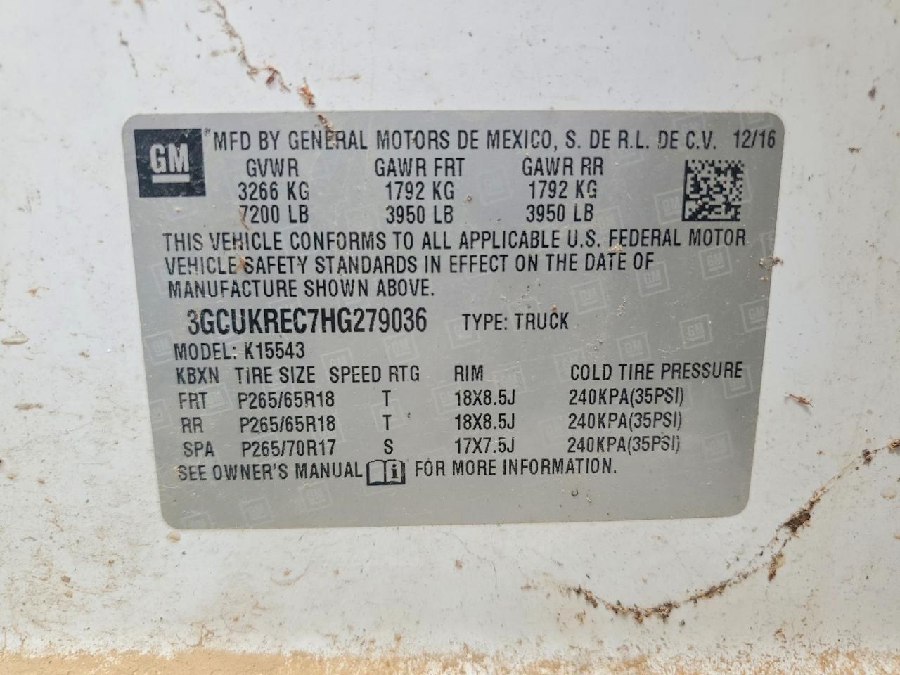2017 Chevrolet Silverado K1500 LT
