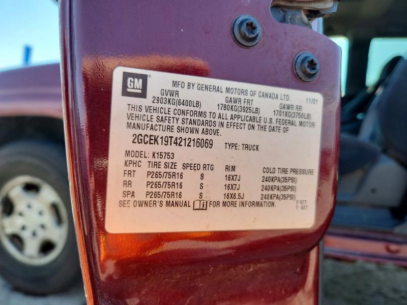 2002 Chevrolet Silverado K1500