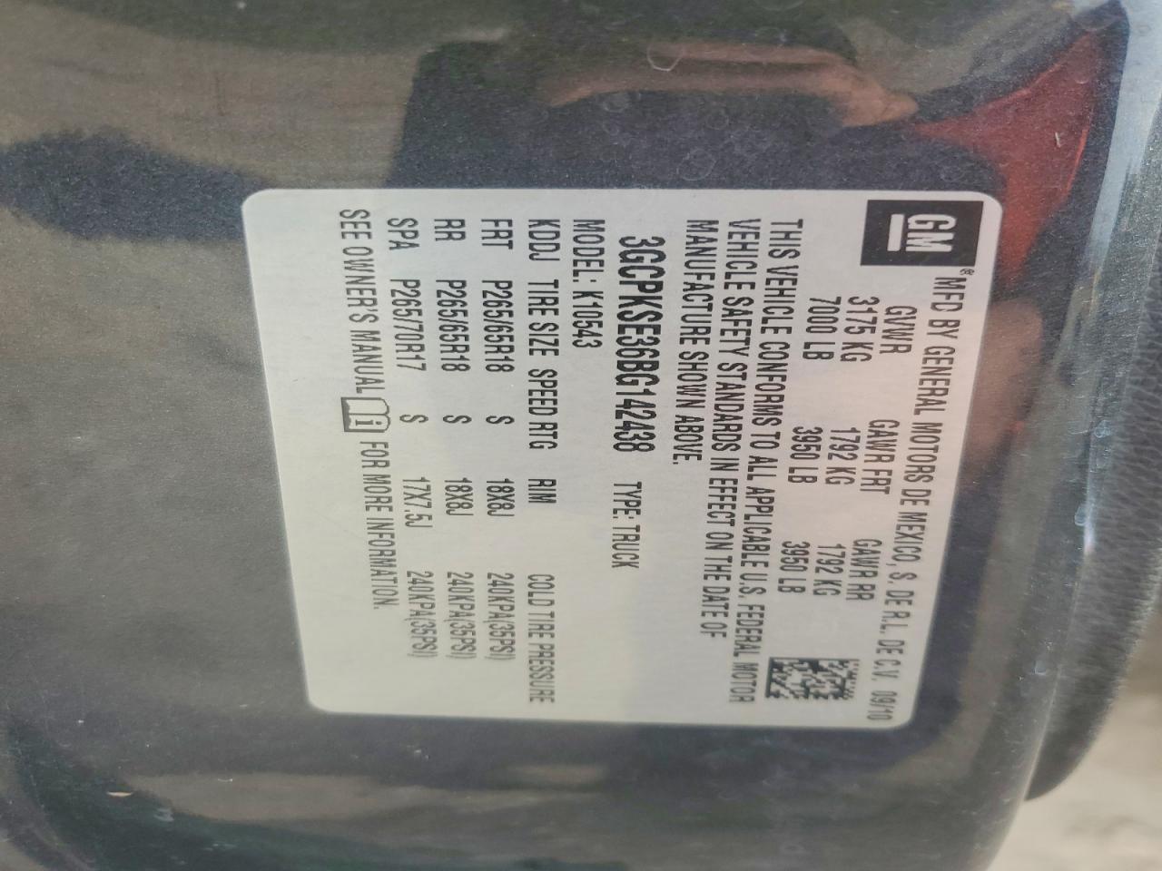 2011 Chevrolet Silverado K1500 LT