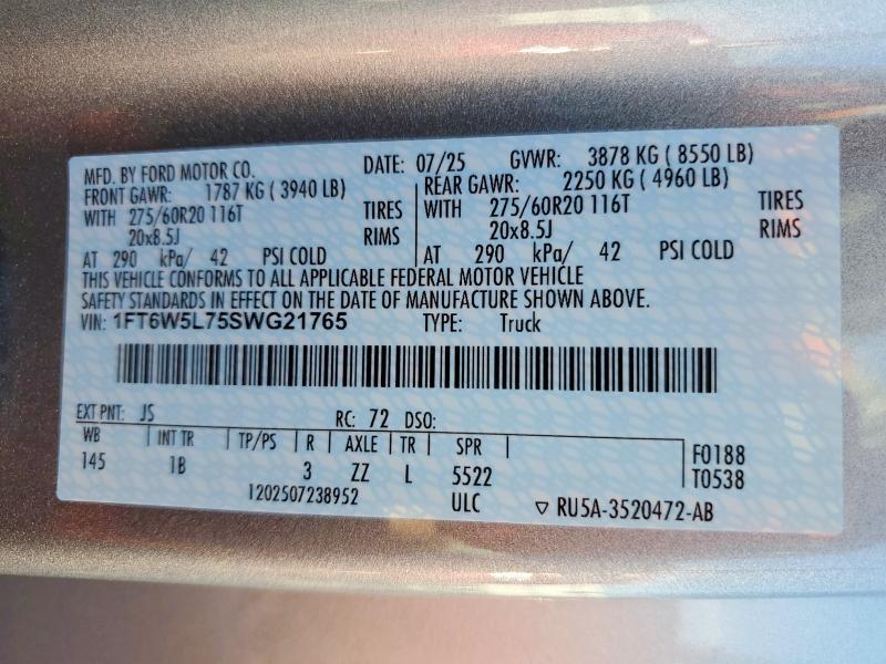 2025 Ford F150 Lightning Lariat