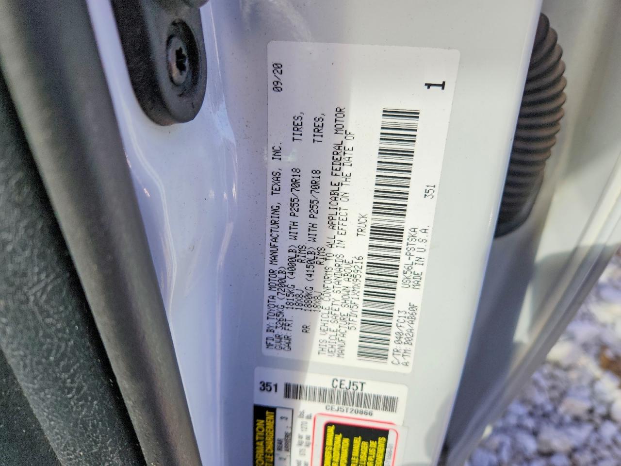 2021 Toyota Tundra SR5