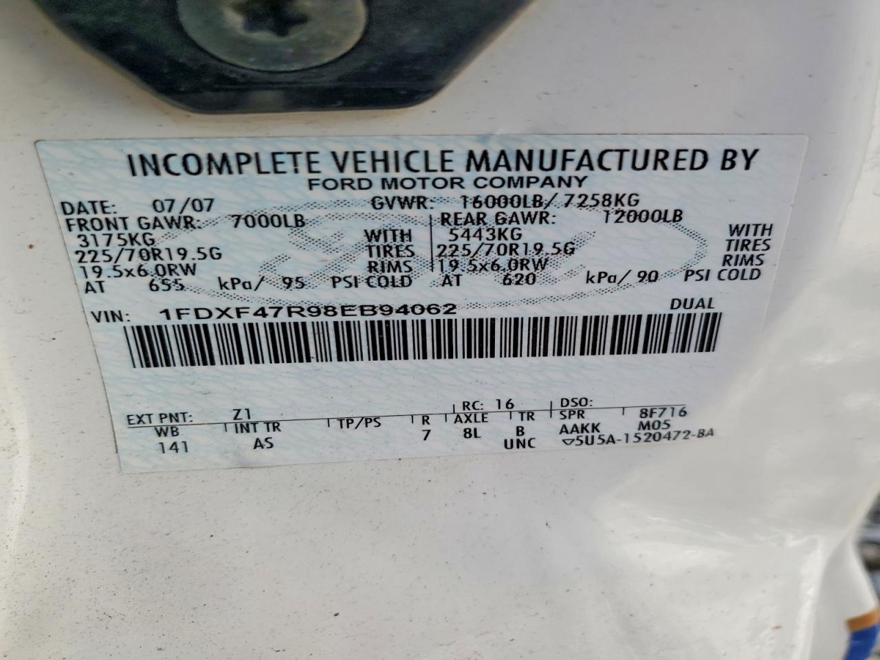 2008 Ford F450 Super Duty